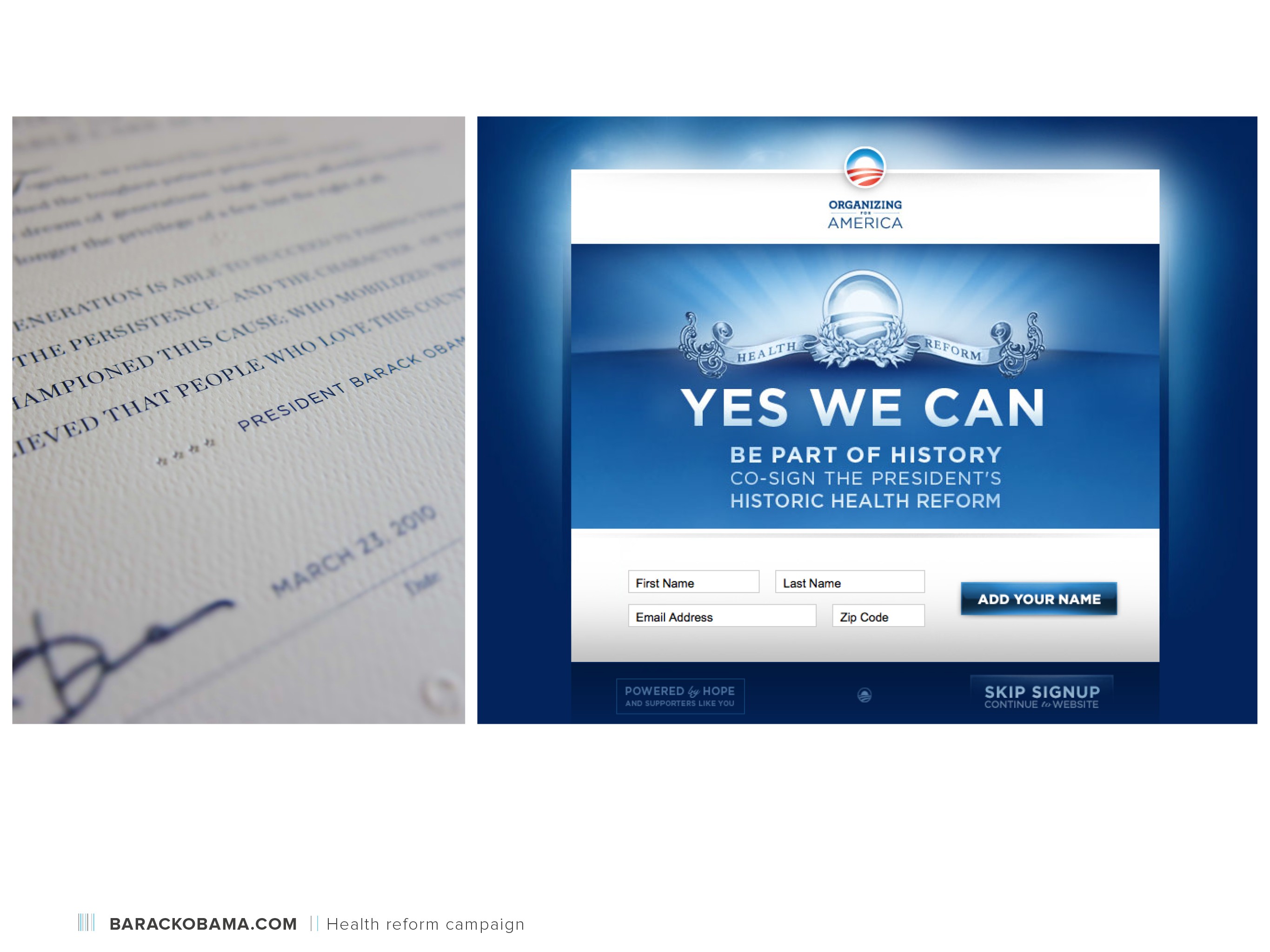 ACA advocacy work